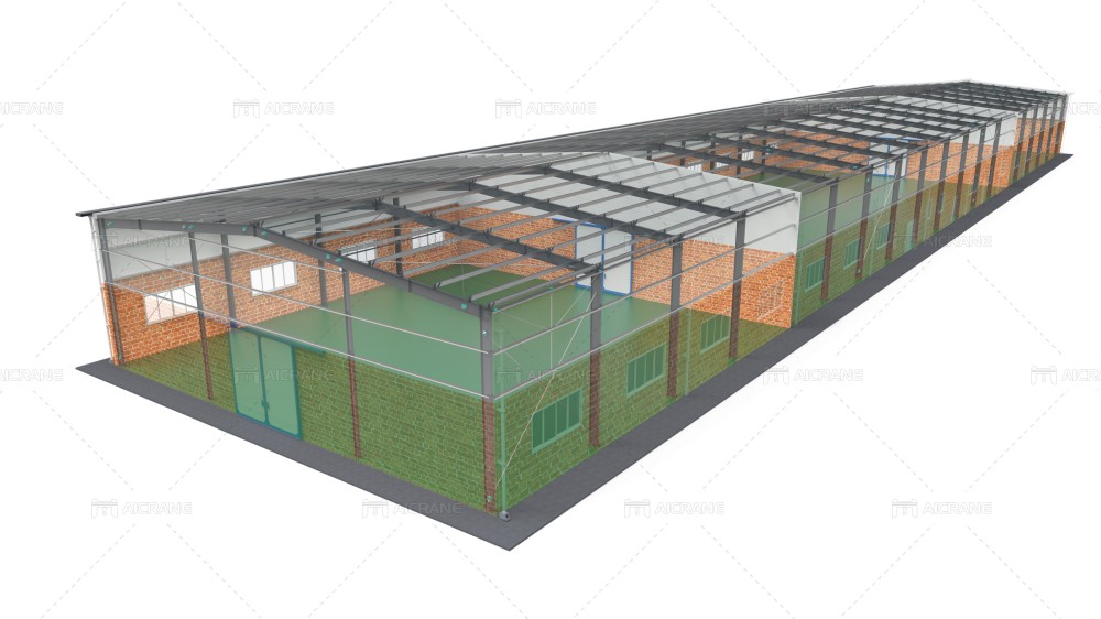 Aicrane customized steel structure warehouse for sale