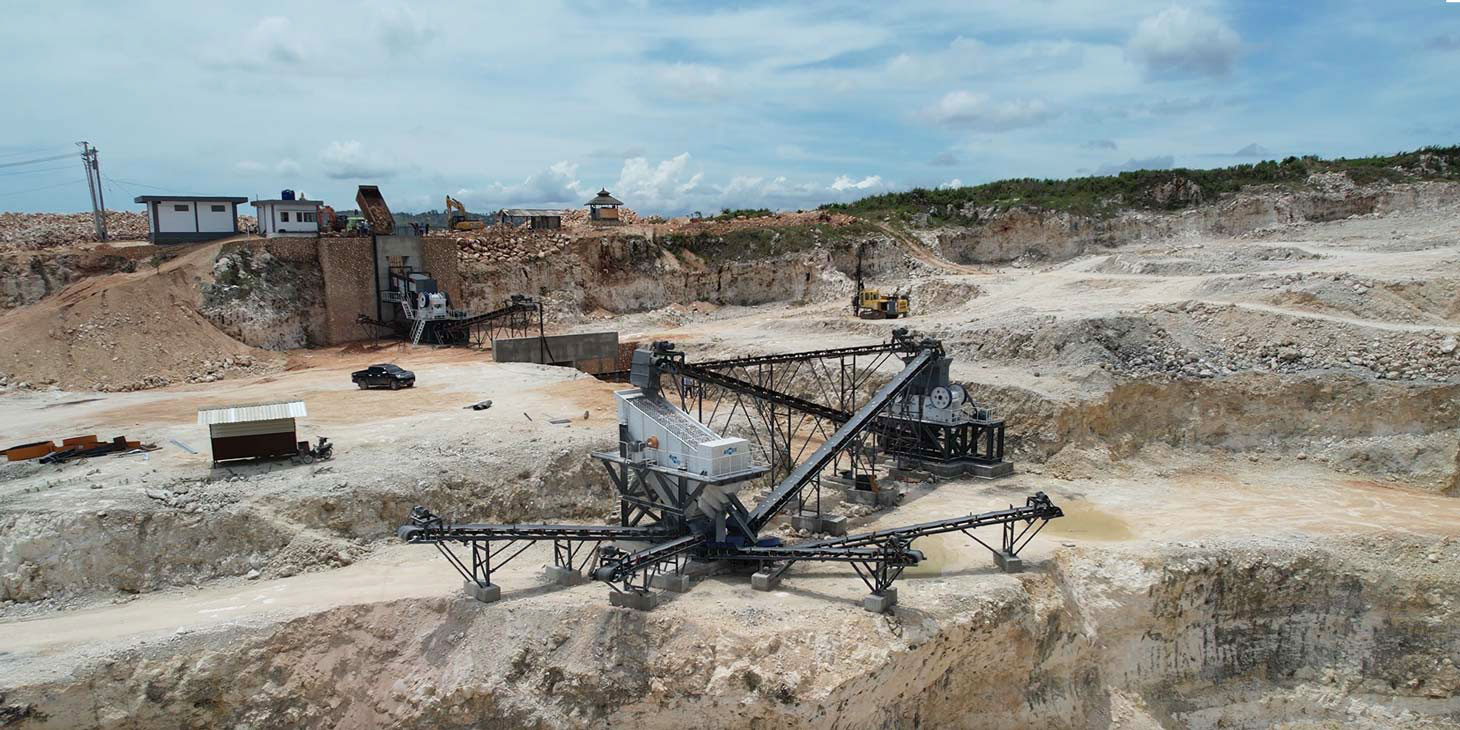 limestone crushing plant operation in Indonesia