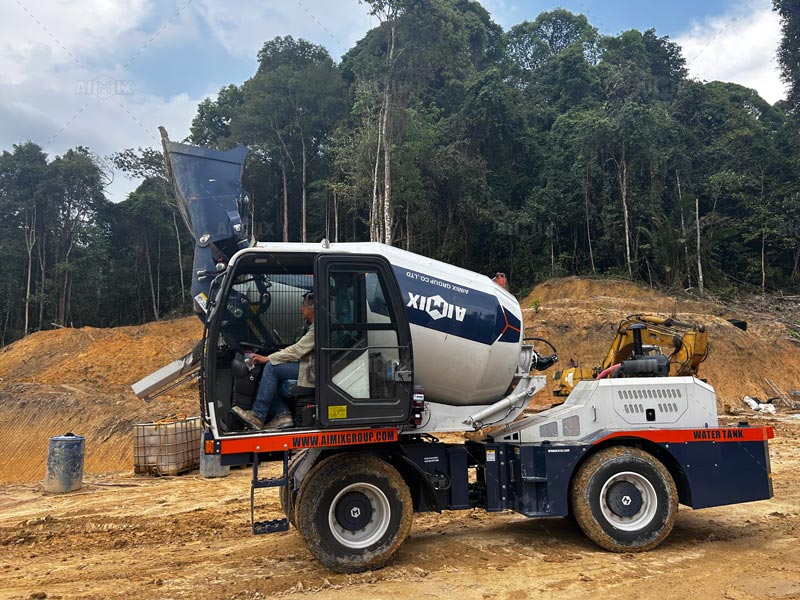 AS-4.0 Large Concrete Mixer for Road Maintenance Contractor in Malaysia
