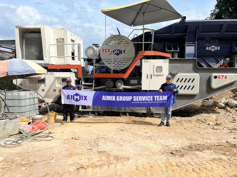 200T Mobile Rock Crushing Plant