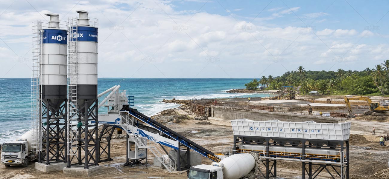 Concrete Plant with Anti-Corrosion Protection