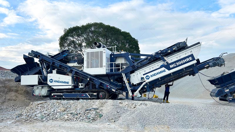 Tracked Cone Crusher for Aggregate Production