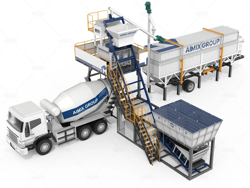AJQ50 fast-setupp batching plant