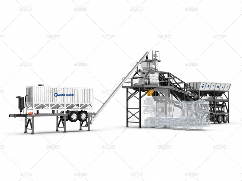 AJY-60 mobile batching plant